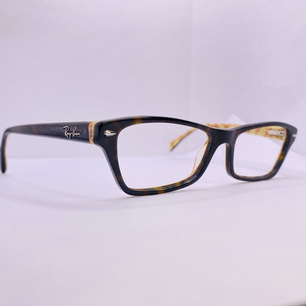 Ray-Ban Eyeglasses Frames RB 5256 5057 52 [] 16 135 Havana Tortoise Logo Txt